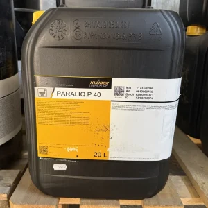 Kluber PARALIQ P 40 NSF H1 oil in 20L canister