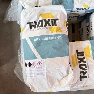 25kg bag of traxit AT 10 - dry calcium based lubricant for steel wire drawing
