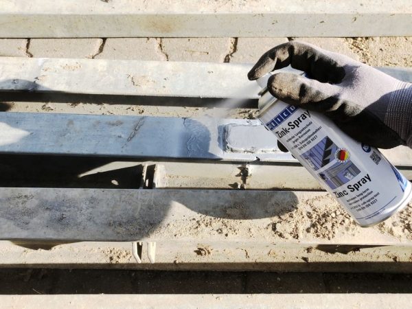 Спрей-цинк Weicon (Standard) — Промышленное холодное цинкование (>1050 часов защиты) — изображение 2