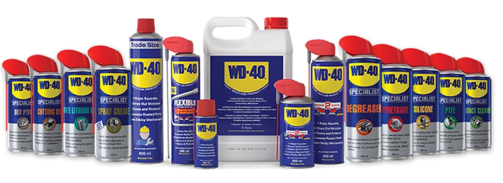 WD-40 spray lineup