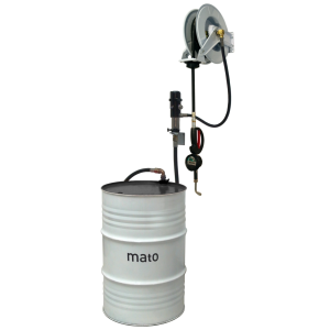 pneuMATO 3, настенный комплект для бочек 200 л — пневматическая установка для масла с электронным расходомером DIGIMET E30 PRESET