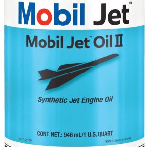 Mobil Jet Oil II - aviation turbine oil in 1qt can